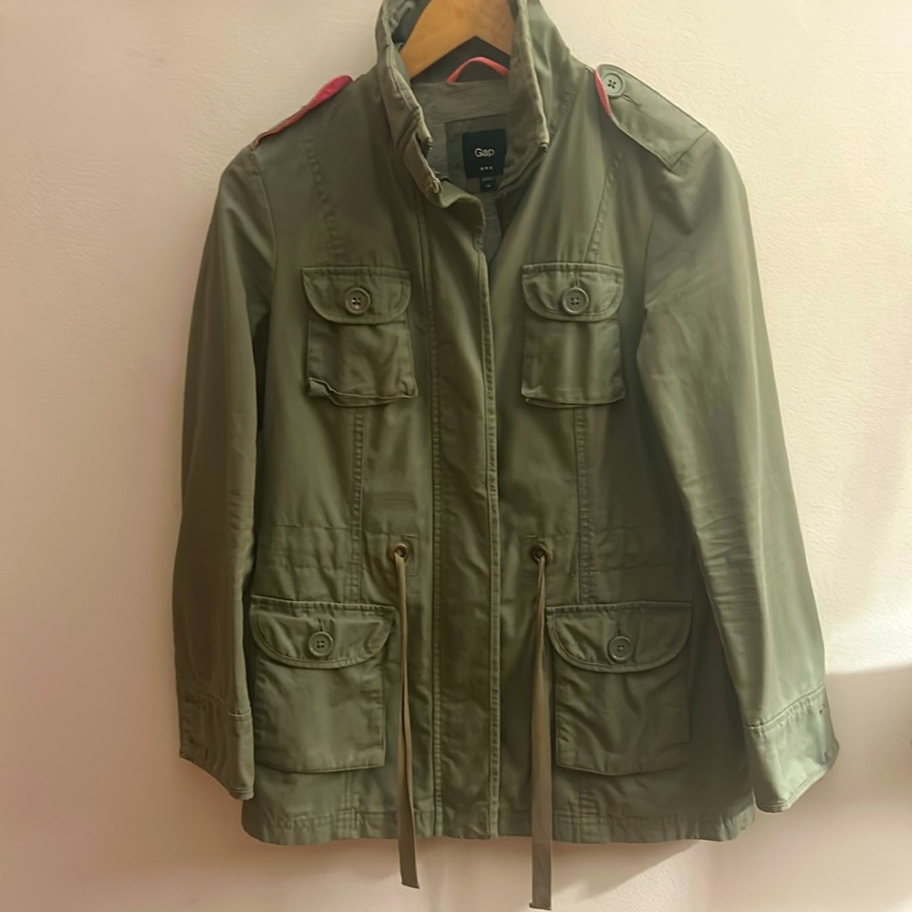 GAP XS Green Cargo Jacket